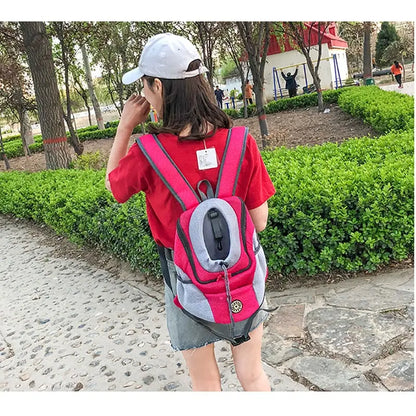 Pet Double Shoulder Portable Travel Backpack