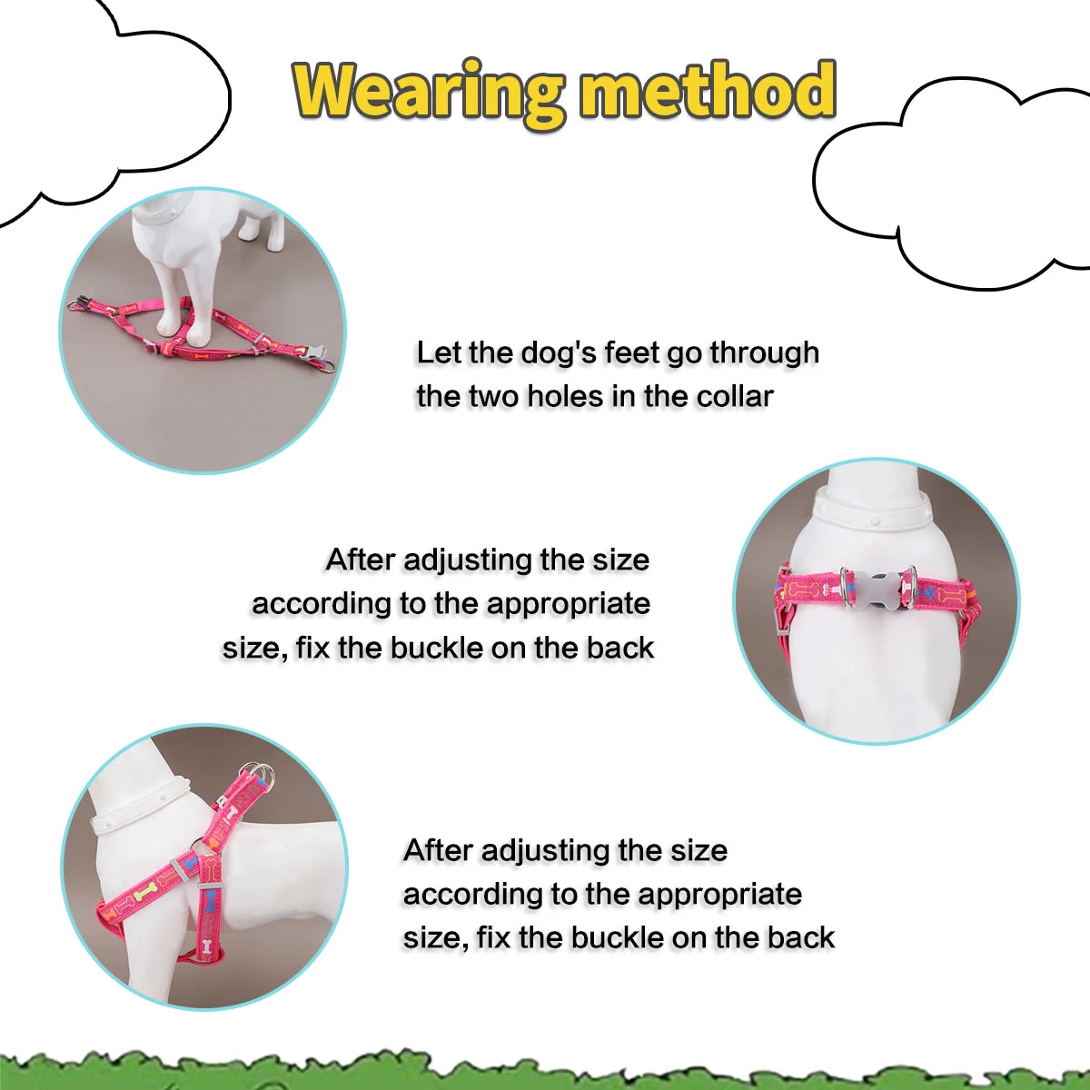 Pet harness for indoor