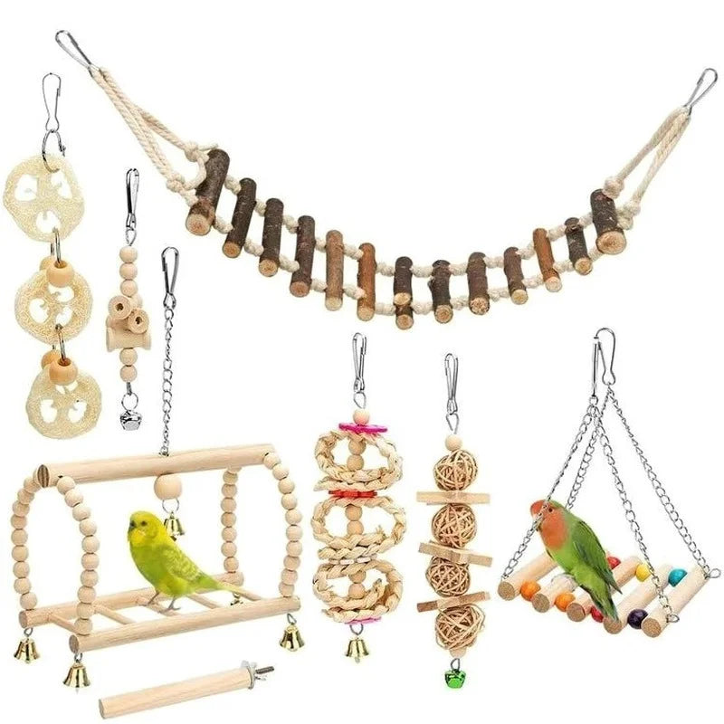 Bird Parrot Swing Chewing Toys