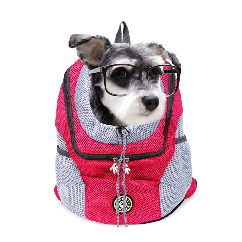 Pet Double Shoulder Portable Travel Backpack