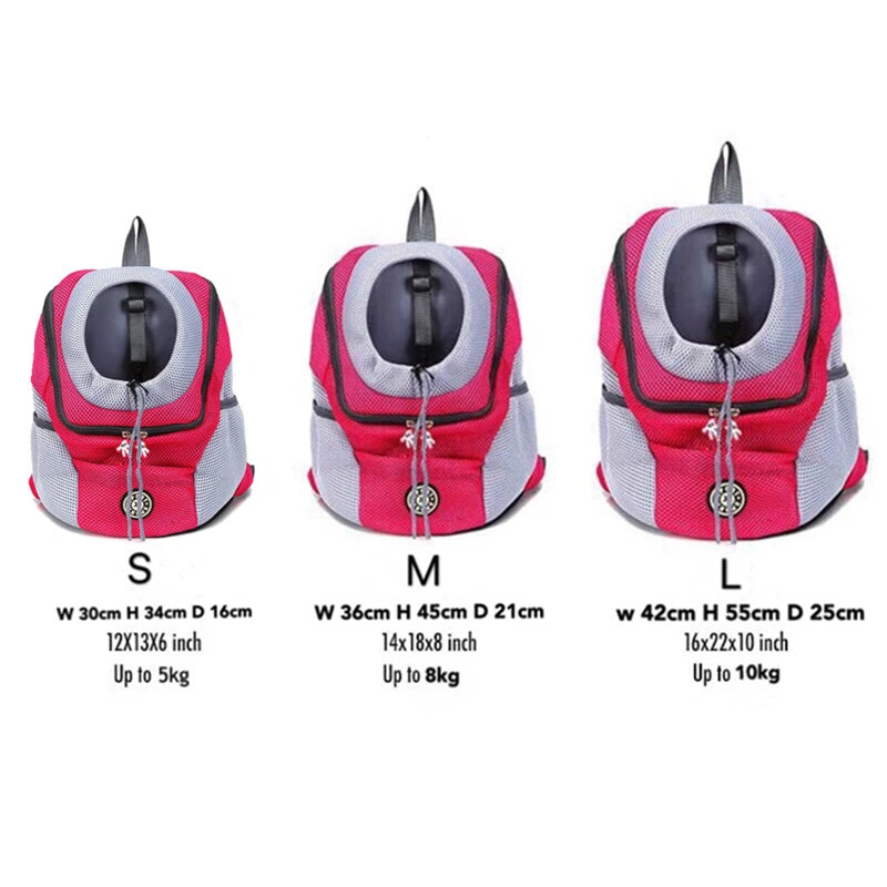 Pet Double Shoulder Portable Travel Backpack